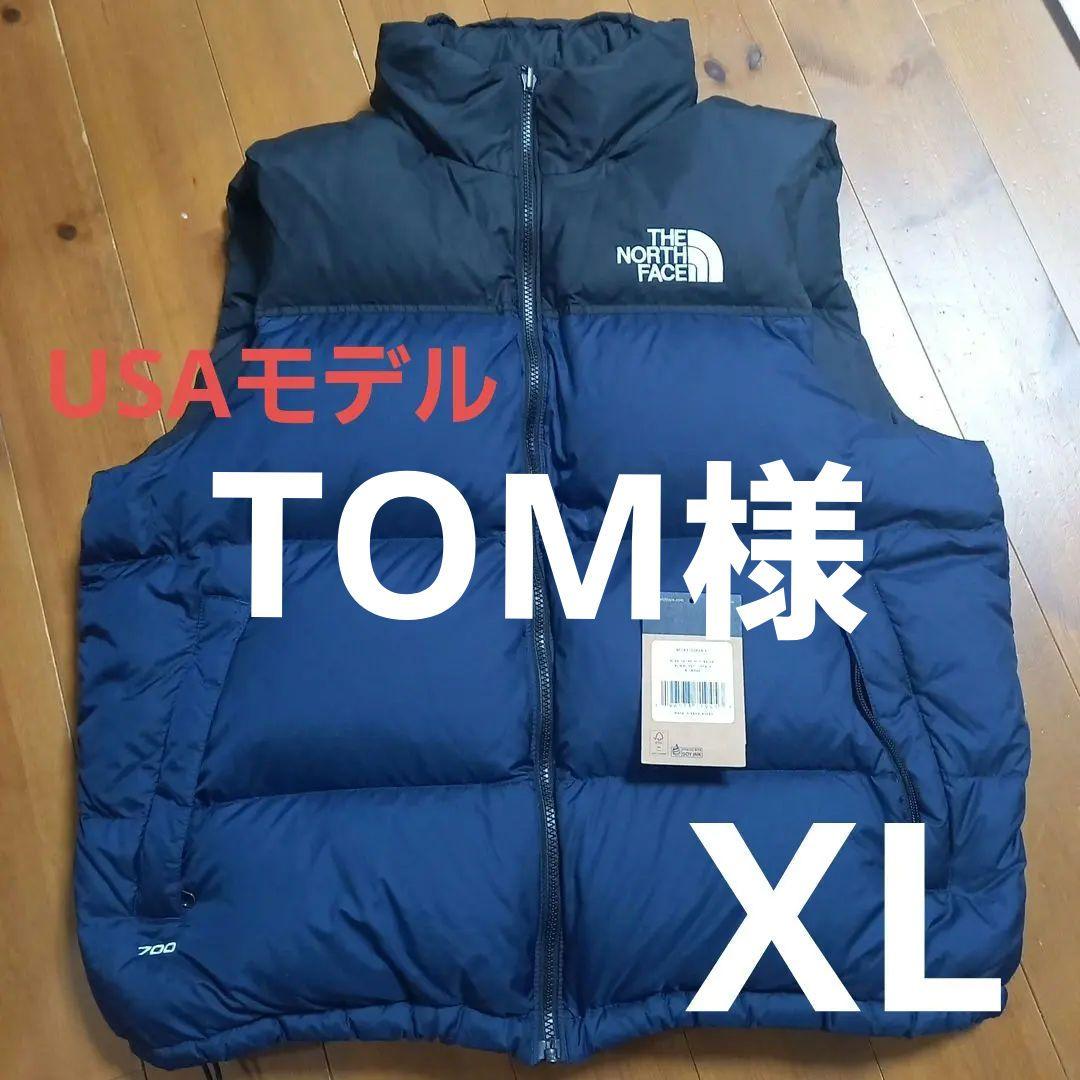 ノースフェイス ダウン ベスト XL USAモデル ネイビー