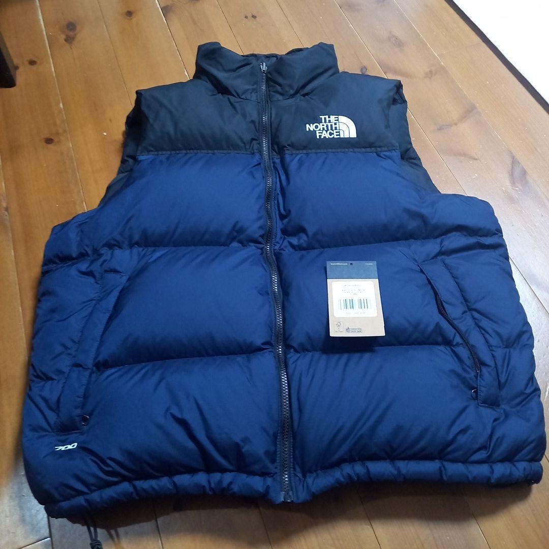 ノースフェイス ダウン ベスト XL USAモデル ネイビー