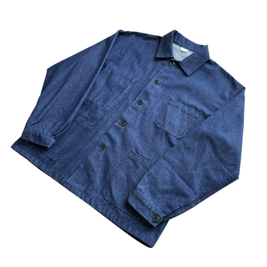 極美品 70s BEAU-FORT フレンチ ワークジャケット コットンツイル