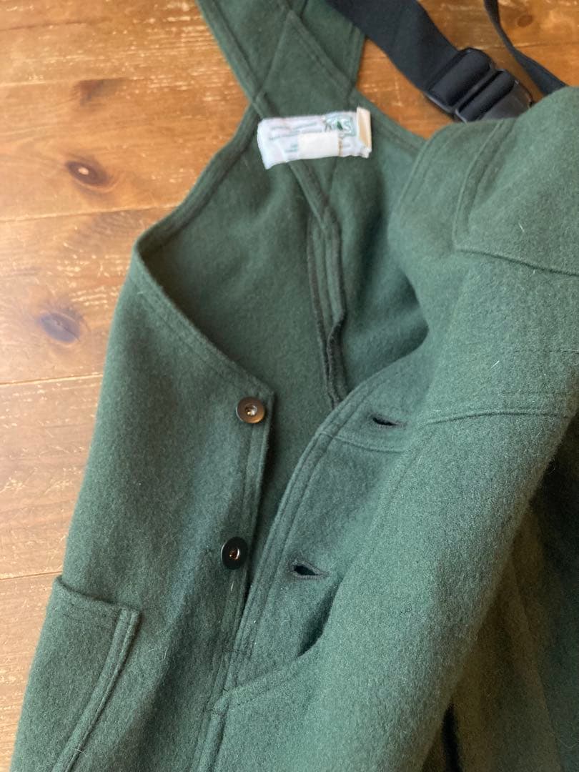 【レア】USA製 USDA 森林局ユニフォーム ウール オーバーオール