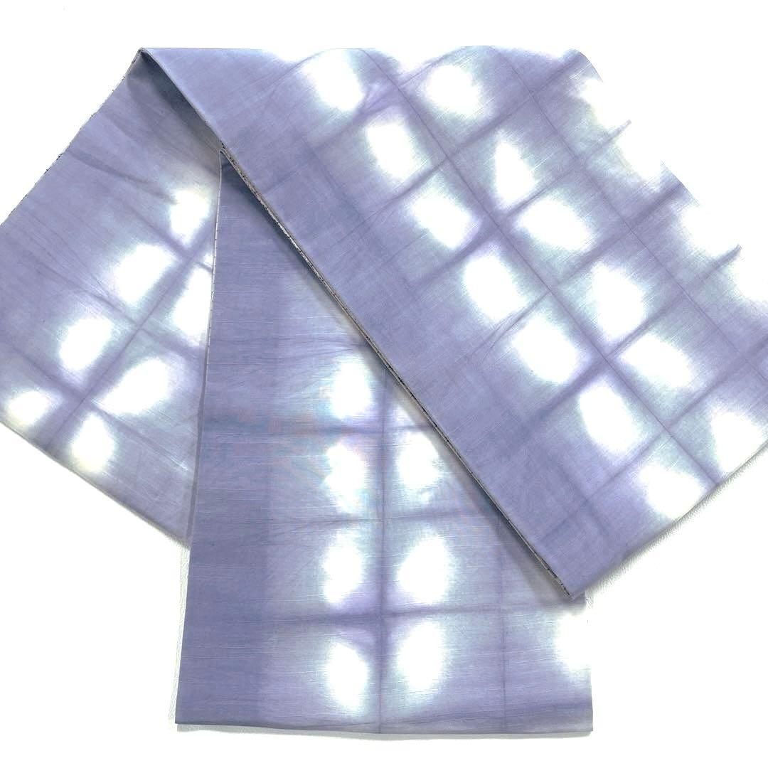 専用帯5067 ●高級 正絹 板締め絞り 両面全通 リバーシブル 京袋帯 袋帯