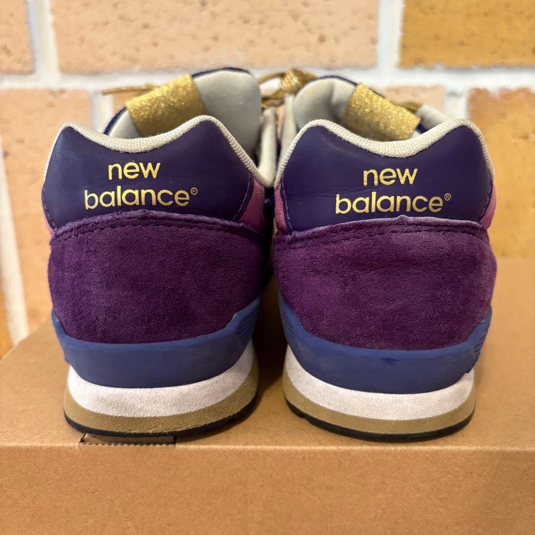 ニューバランス×デニム&ダンガリー 996 スニーカー 別注モデル 紫23.5