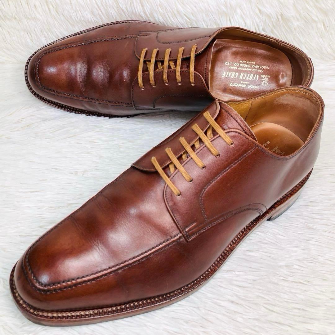 【美品】SCOTCH GRAIN26.5㌢Uチップ429 スコッチグレイン　茶