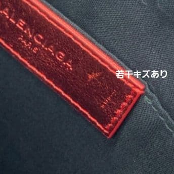 最終価格！BALENCIAGAバレンシアガ ロゴクラッチバッグ パーティーレッド