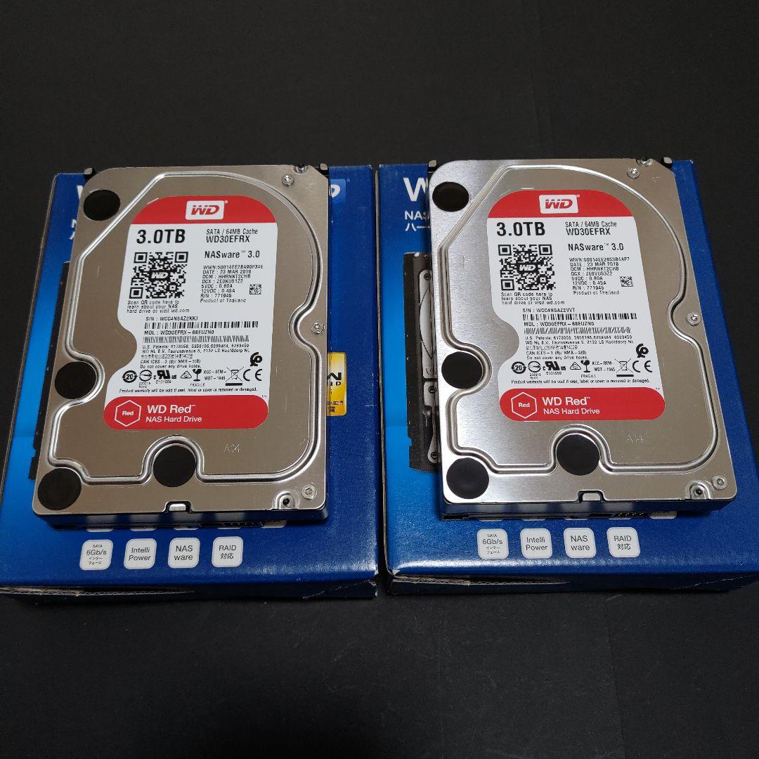 【2個セット】WD Red 2.0TB WD20EFRX NAS用