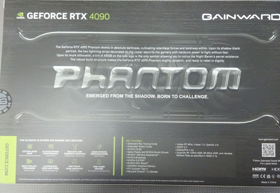 グラフィックボード・グラボ・ビデオカード GAINWARD GeForce RTX 4090 Pantom GS