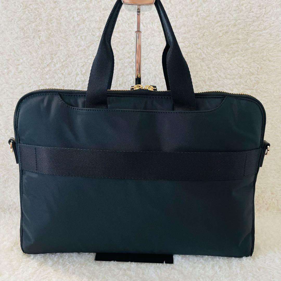 【未使用】アニエスベー ビジネスバッグ 2way ショルダーバッグ 黒