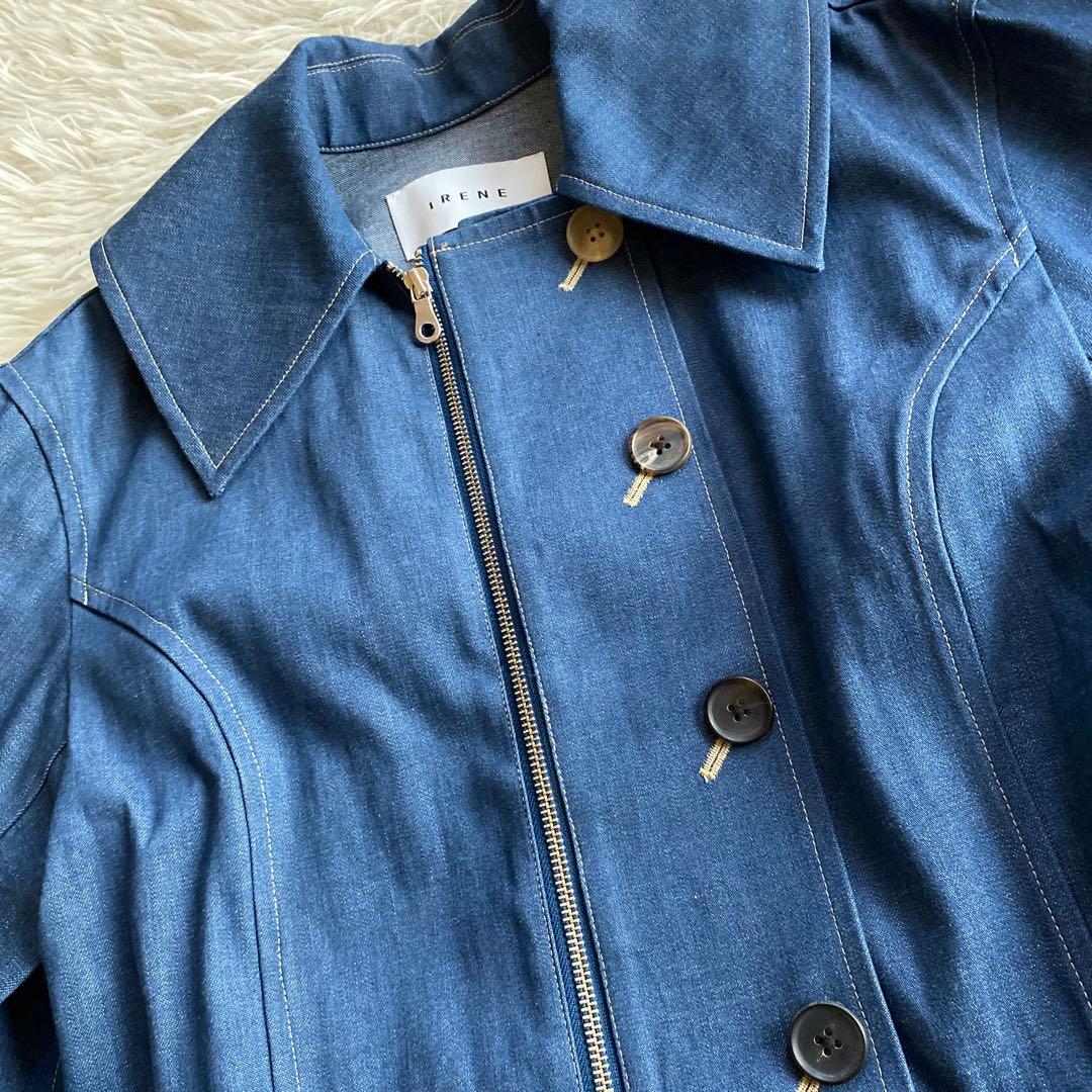 アイレネ(IRENE) 2wayクロップド丈 デニムジャケット