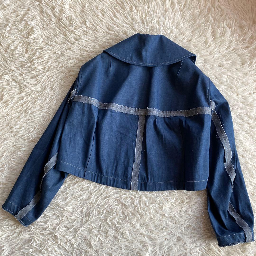 アイレネ(IRENE) 2wayクロップド丈 デニムジャケット