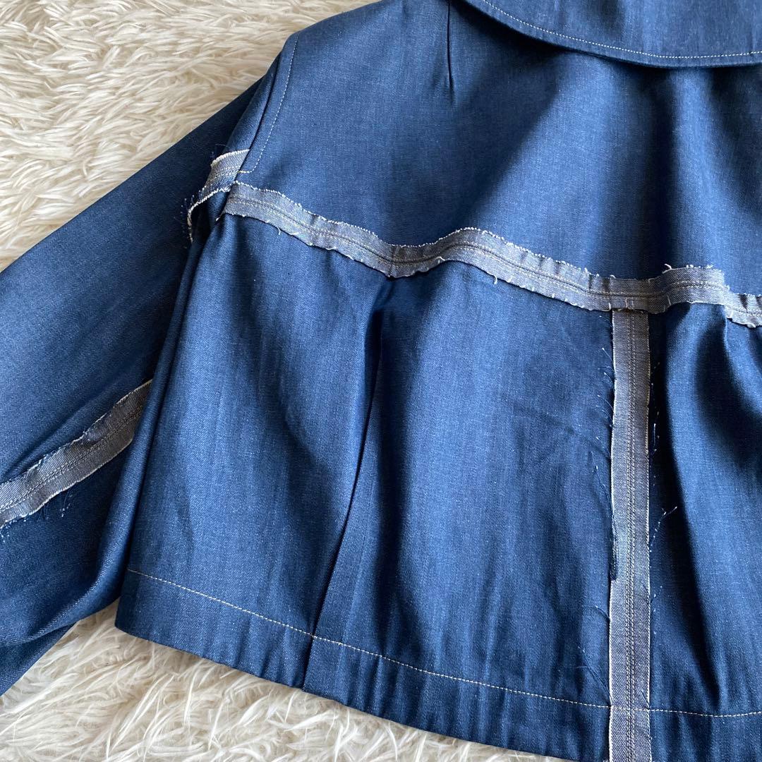 アイレネ(IRENE) 2wayクロップド丈 デニムジャケット