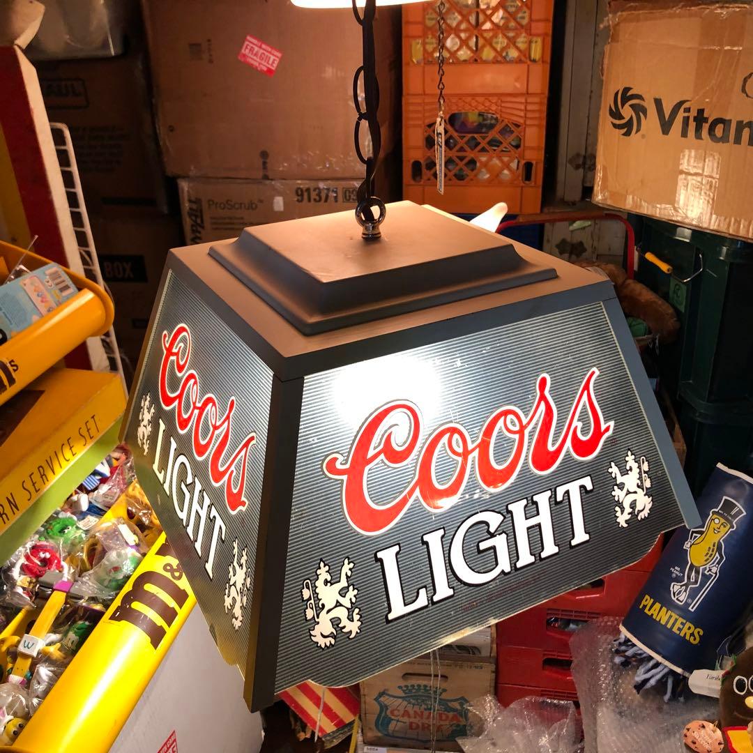 Coors Light beer ランプ 1985年　ビンテージ