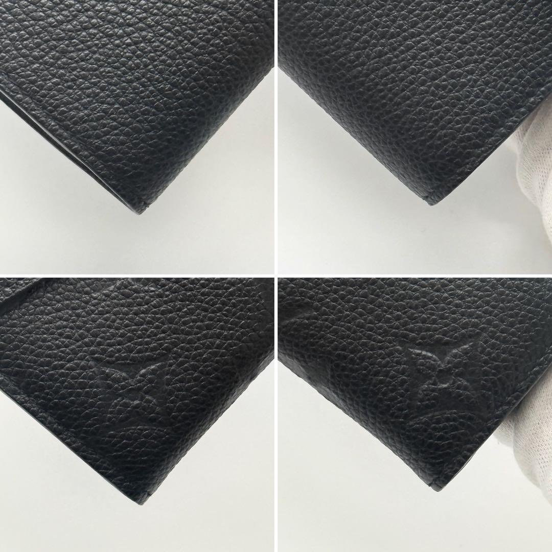 超極美品✨ルイヴィトン アンプラント ポルトフォイユ サラ 長財布 ブラック 黒