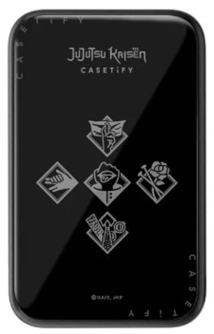 【PSEマーク有】呪術廻戦　CASETiFY モバイルバッテリー　MagSafe