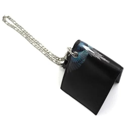 L0591S未使用品 Marcelo Burlon チェーン付き 2つ折り財布