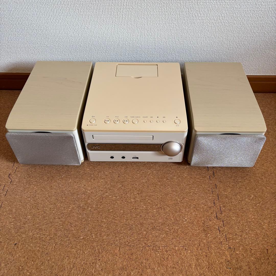 【美品】JVC コンポ CA-EXS3-C ベージュ 2014年製