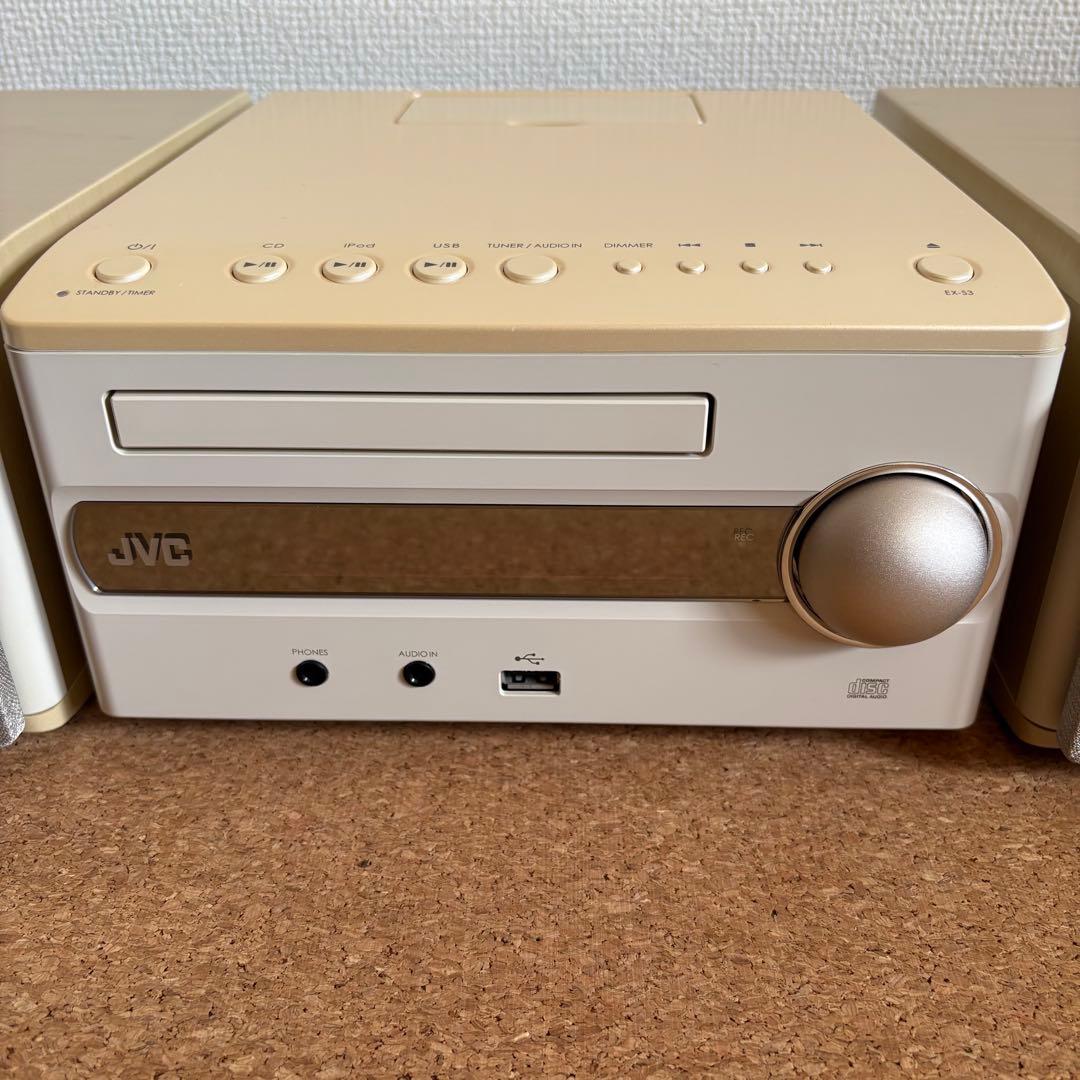 【美品】JVC コンポ CA-EXS3-C ベージュ 2014年製