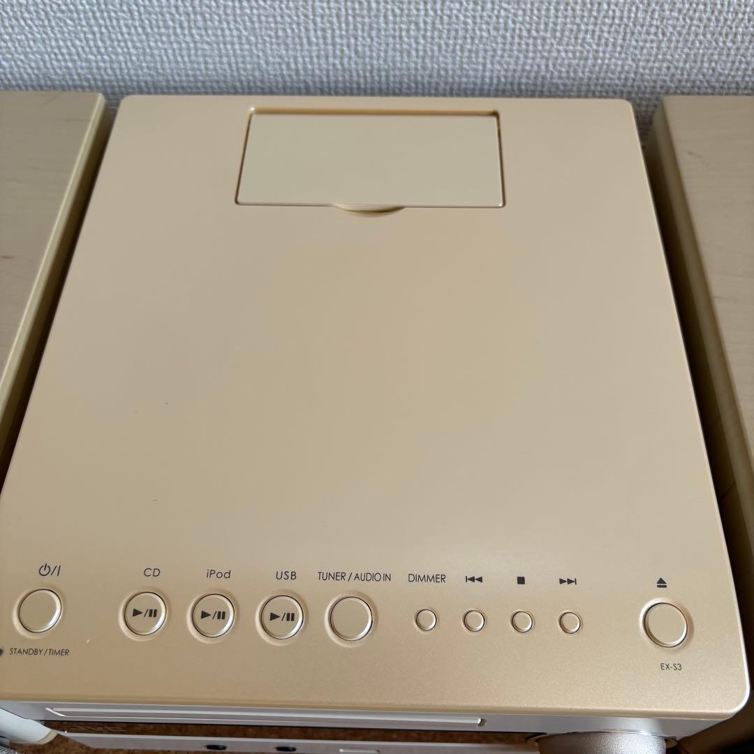 【美品】JVC コンポ CA-EXS3-C ベージュ 2014年製
