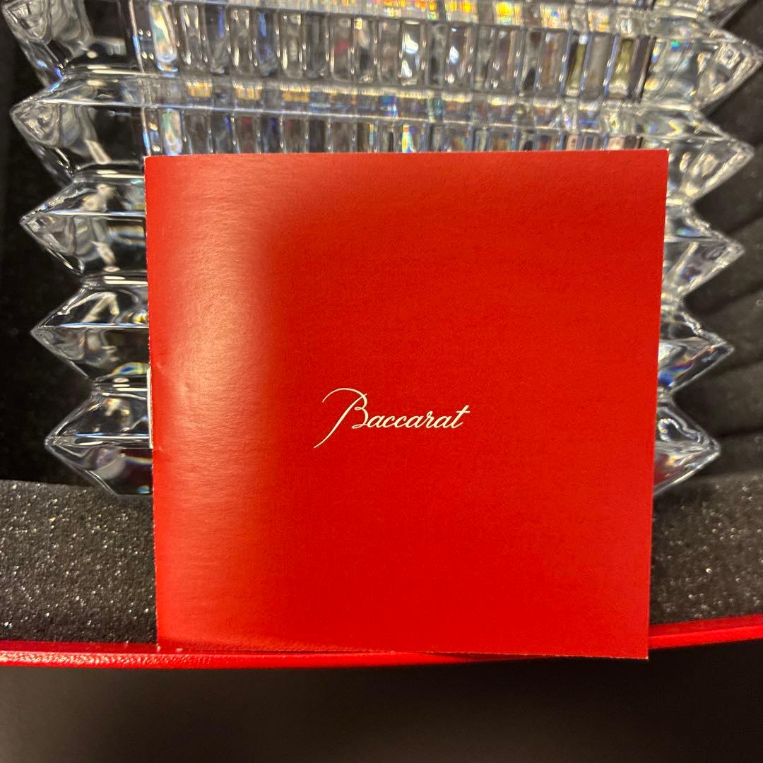 Baccarat クリスタル花瓶 階段状デザイン