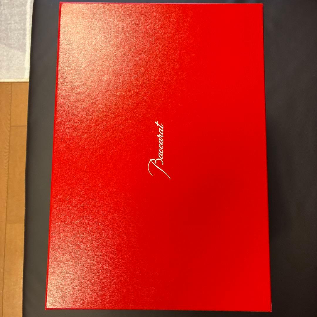 Baccarat クリスタル花瓶 階段状デザイン