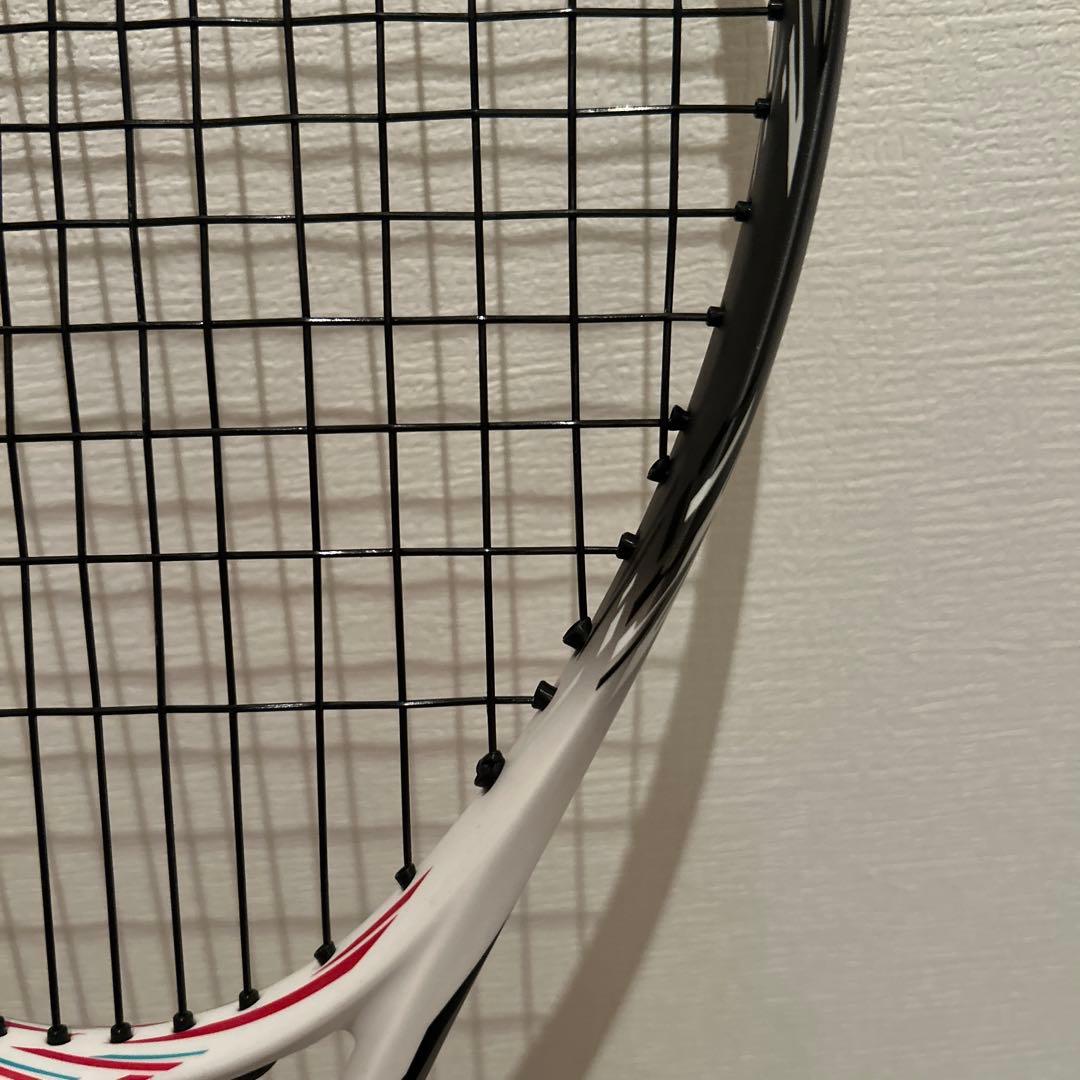 【極美品】ミズノ　スカッドPRO-R 0U 黒/白/赤　ソフトテニスラケット