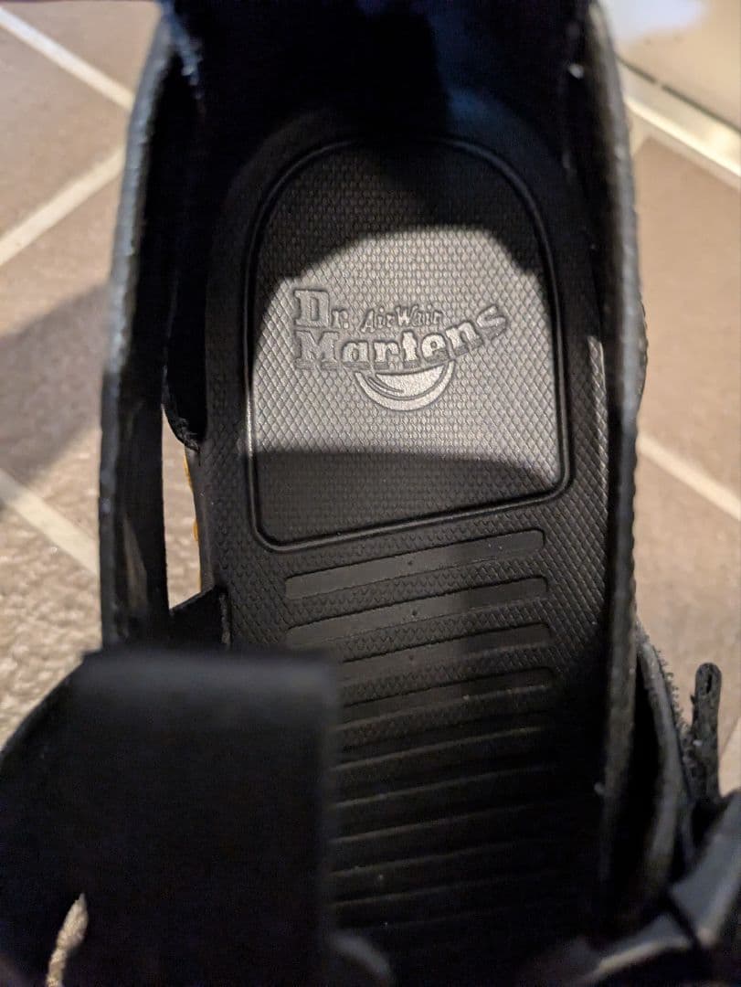 Dr.Martens ブラック サンダル 厚底 UK7