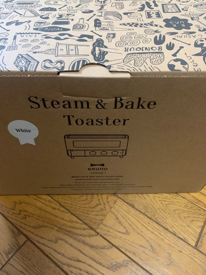 BRUNO スチーム＆ベイクトースター ホワイト