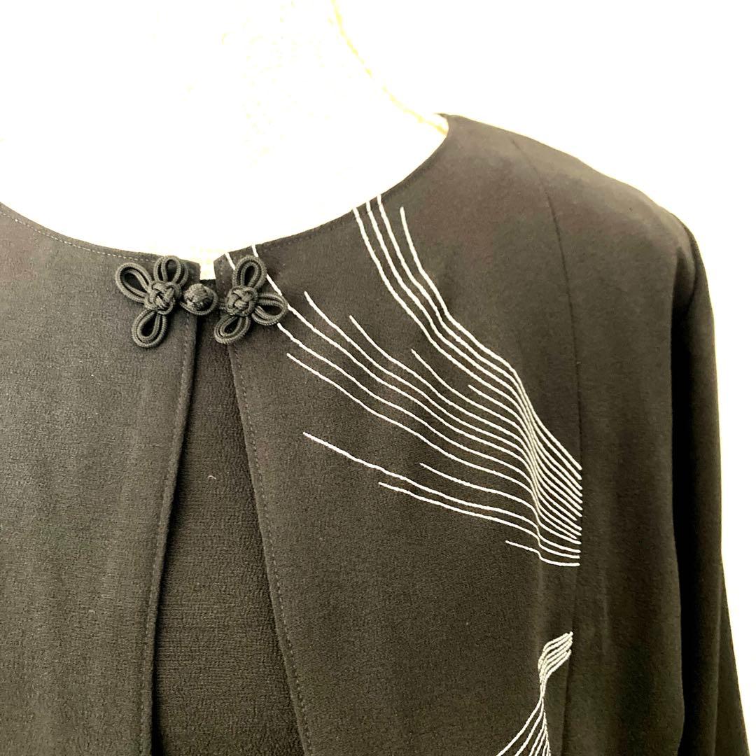 黒留袖リメイク　フォーマルワンピース他3点セット