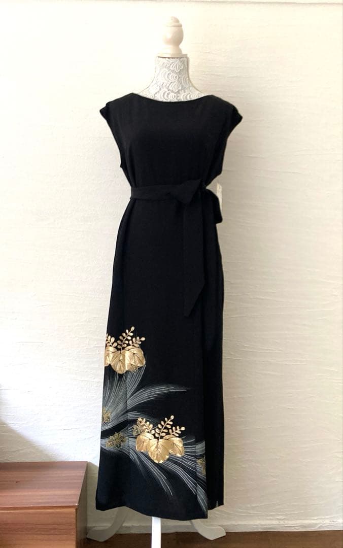 黒留袖リメイク　フォーマルワンピース他3点セット