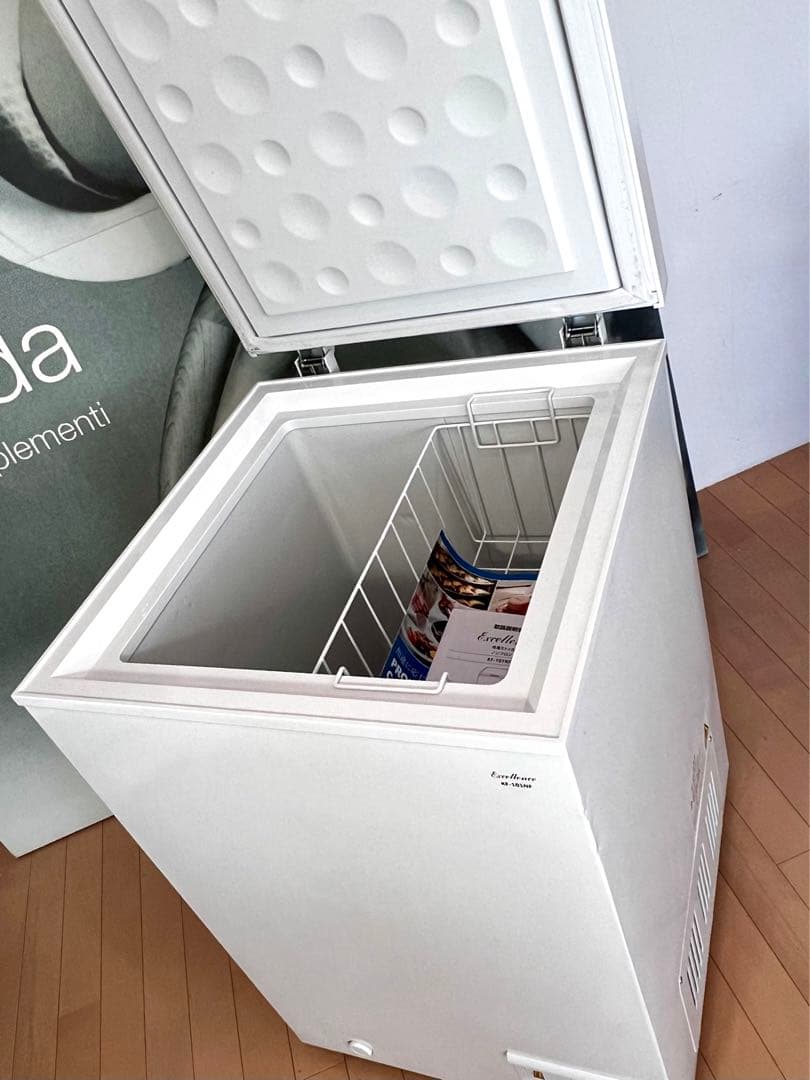 '24購入 三ツ星貿易　エクセレンス　冷凍ストッカー KF-101NF 98L