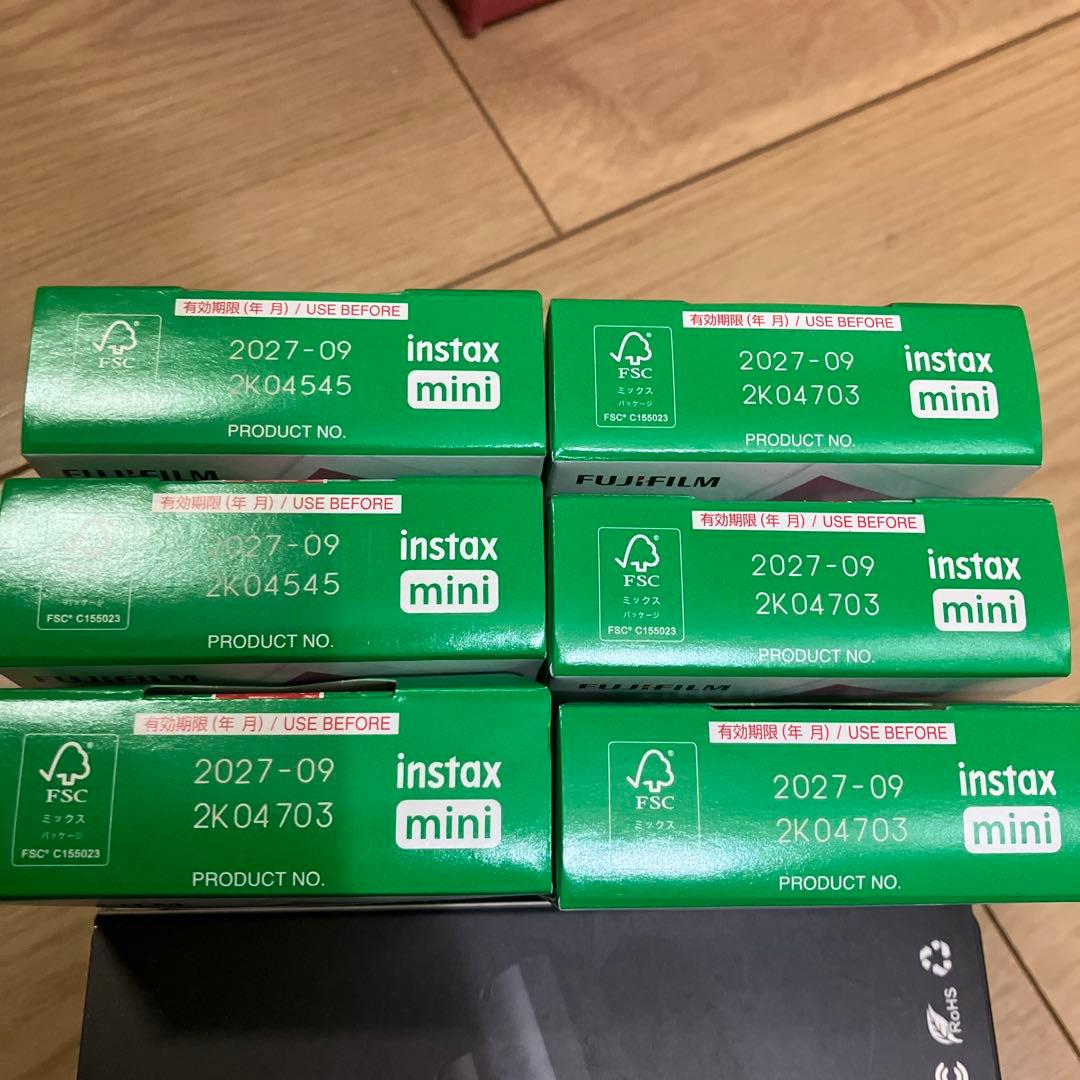 instax mini フィルム　１０枚×6箱
