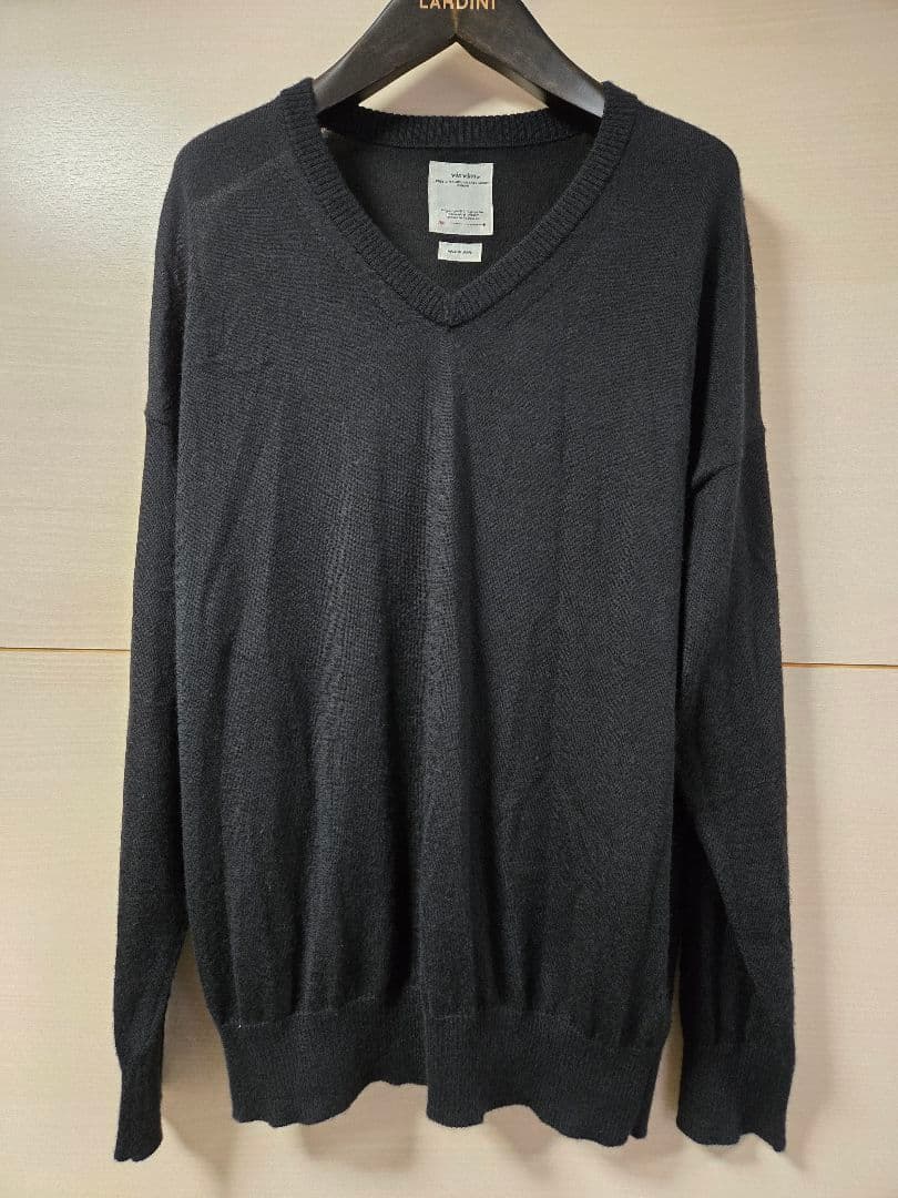 visvim Vネック ニットセーター カシミヤ