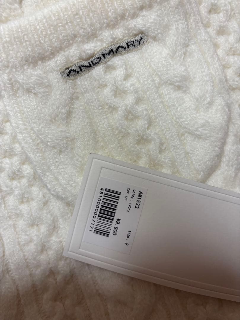 正規品 andmary Mary knit pants ivory