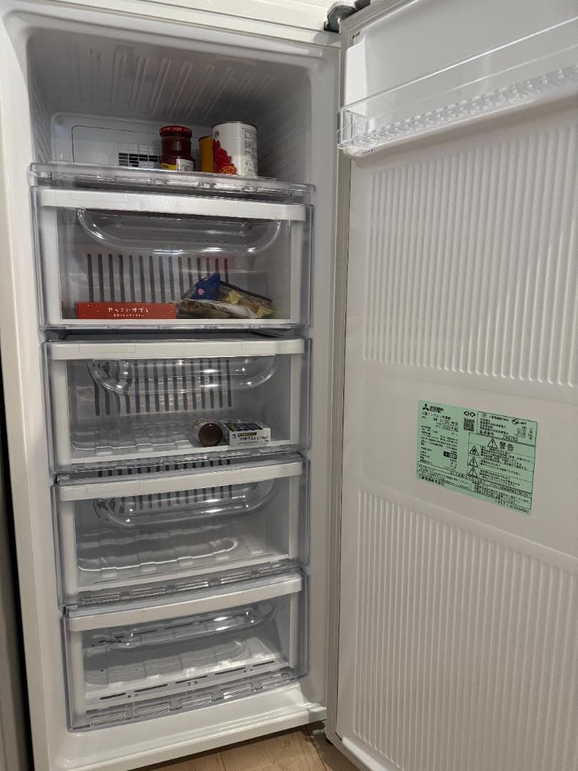 【三菱電機】＜冷凍庫＞ノンフロン冷凍庫MF-U12T-W：2022年製【美品】