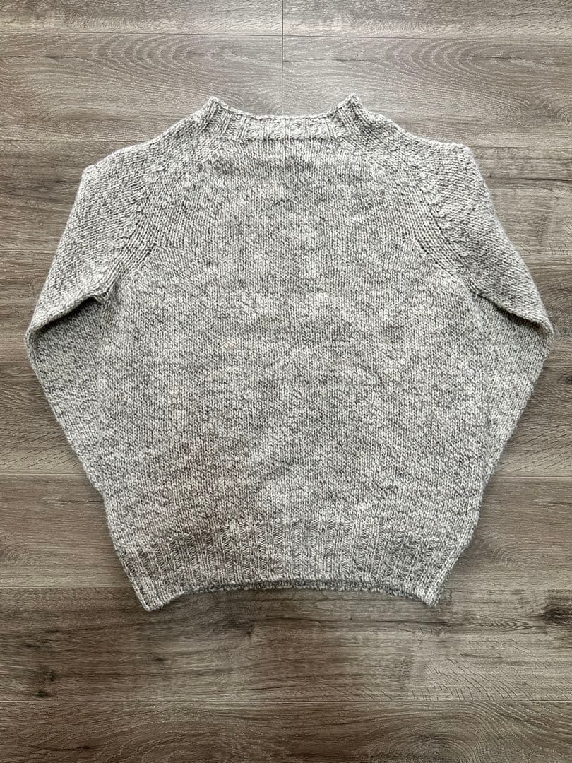 Harley of Scotland ミドルゲージクルーネックセーター 42