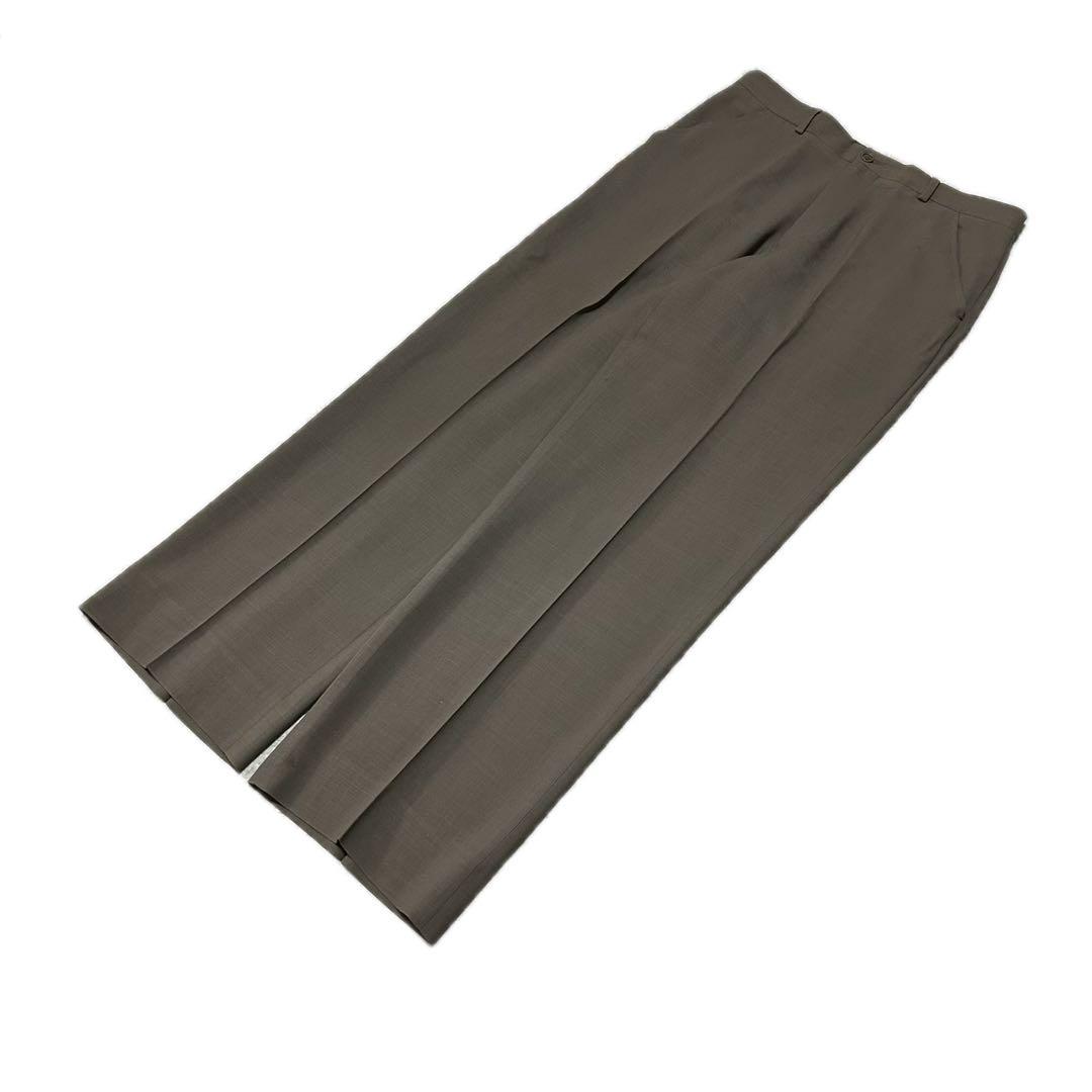 90s イタリア製 EMPORIO ARMANI ワイド スラックス ノータック