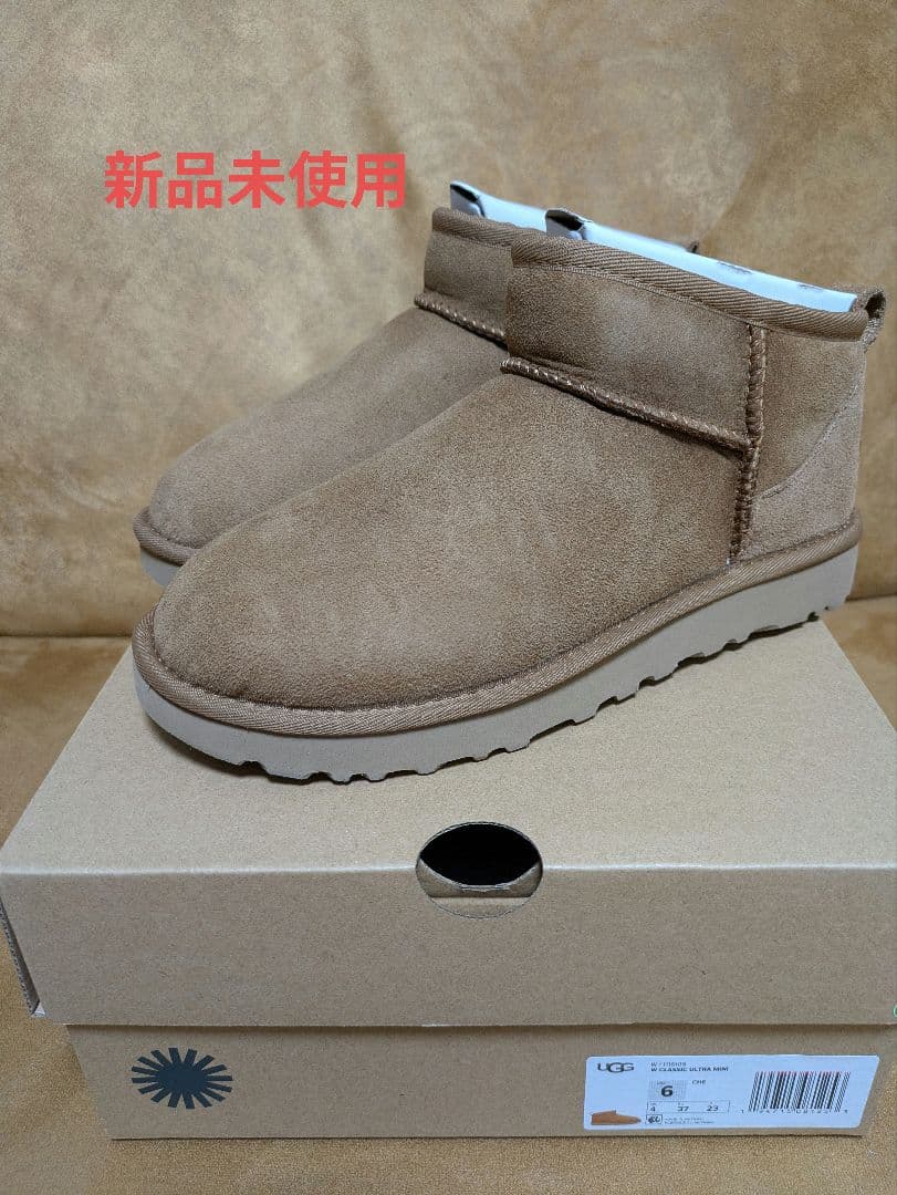【新品】UGG classic ultra mini ムートンブーツ