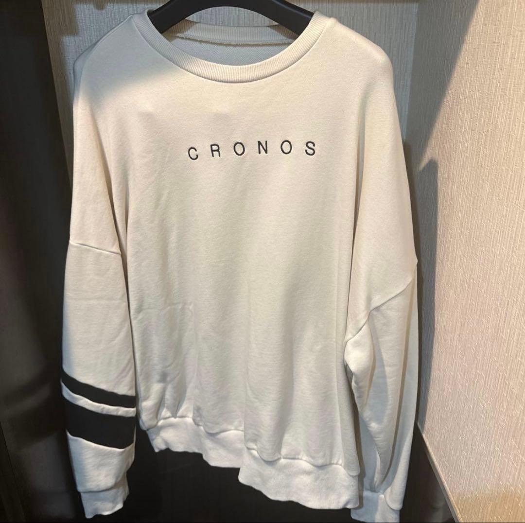 CRONOS スウェット Sサイズ ホワイト