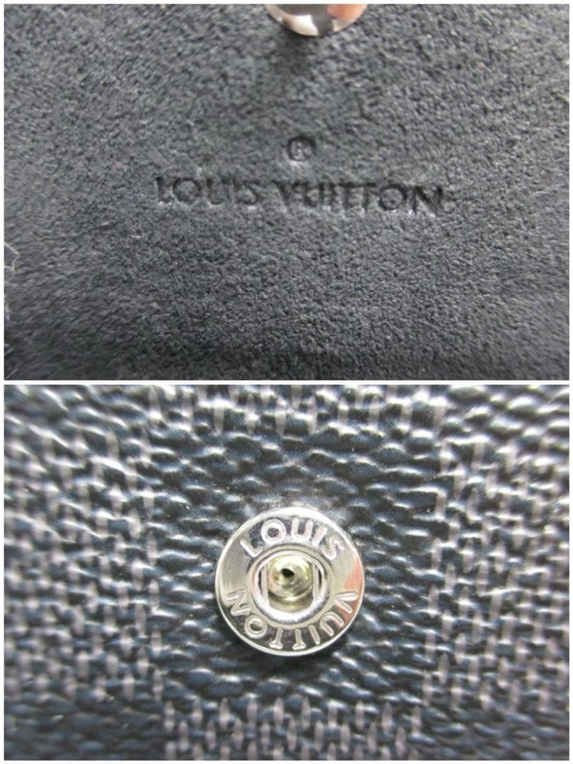 未使用品 ルイヴィトン ダミエグラフィット カフスケース イヤホンケース 本物