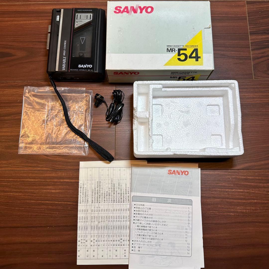 SANYO MR-54 カセットプレイヤー 5547