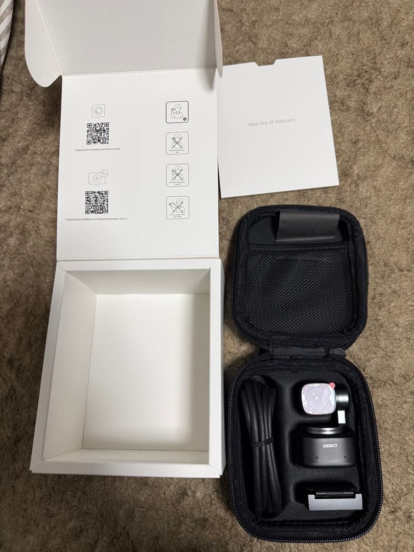 【ほぼ新品】OBSBOT Tiny2 4K Webカメラ キャリングケース付き
