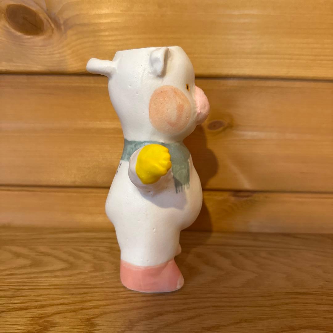 増田光　くま　壁掛け花器