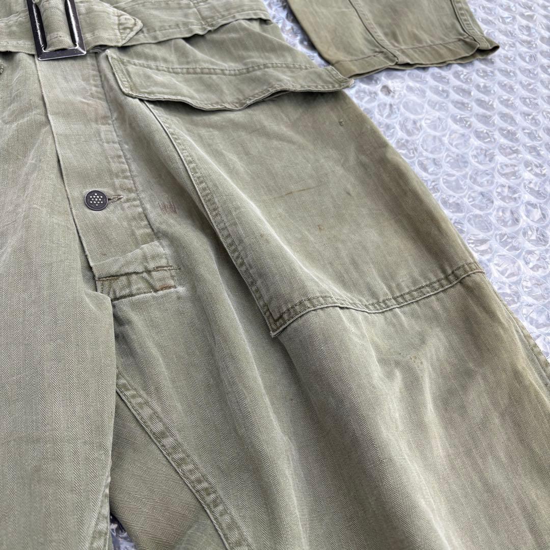 40s 米軍 実物 m43 つなぎ オールインワン hbt ヘリンボーン ミリタ