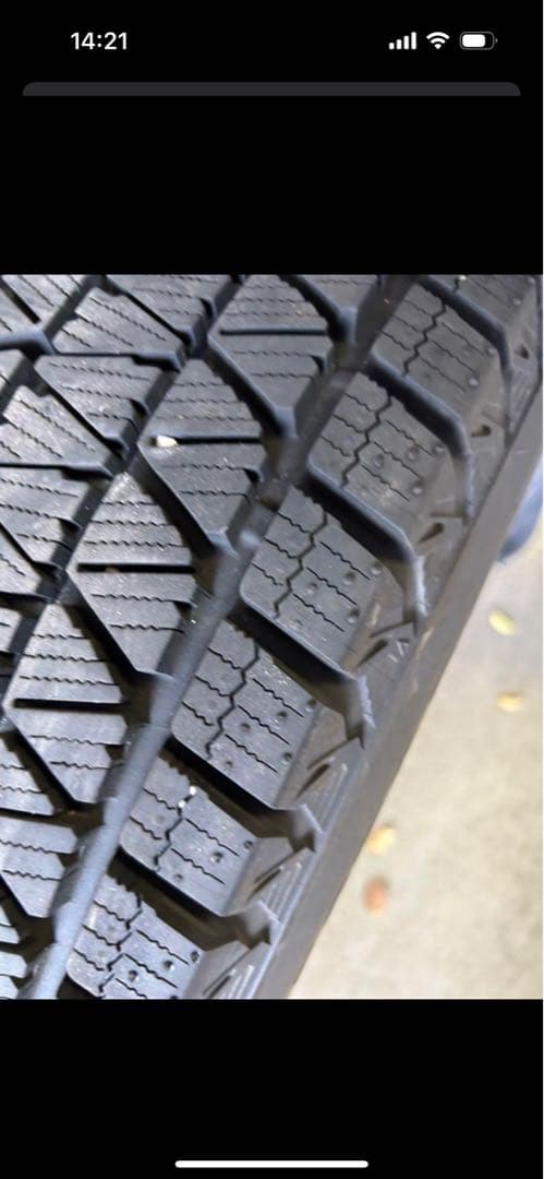 スタッドレス　ホイール付き　バリ山 プロフィール、商品説明をお読みください