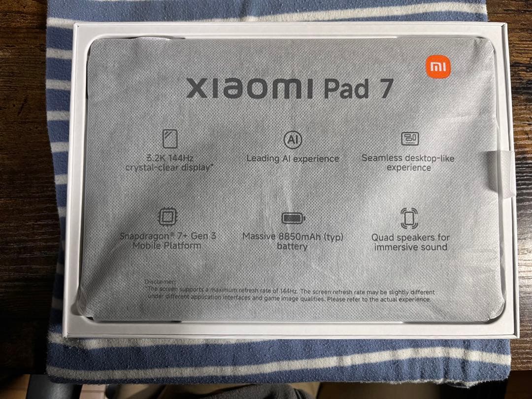 ぬ*中様 Xaomi pad 7 フィルム付き　（要望あれば非公式ケースも）　値