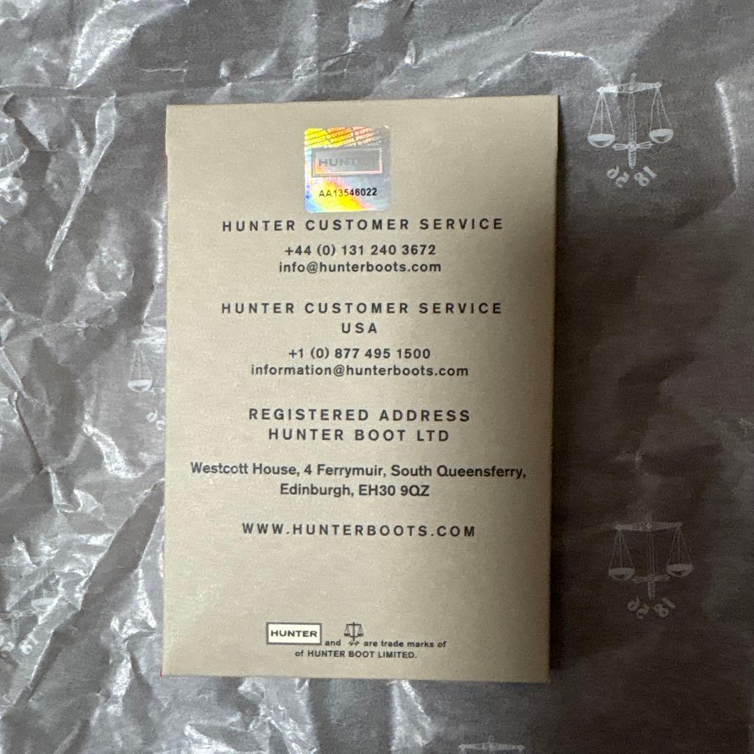 HUNTER オリジナル ツアー バレリーナ グロス US7 UK5