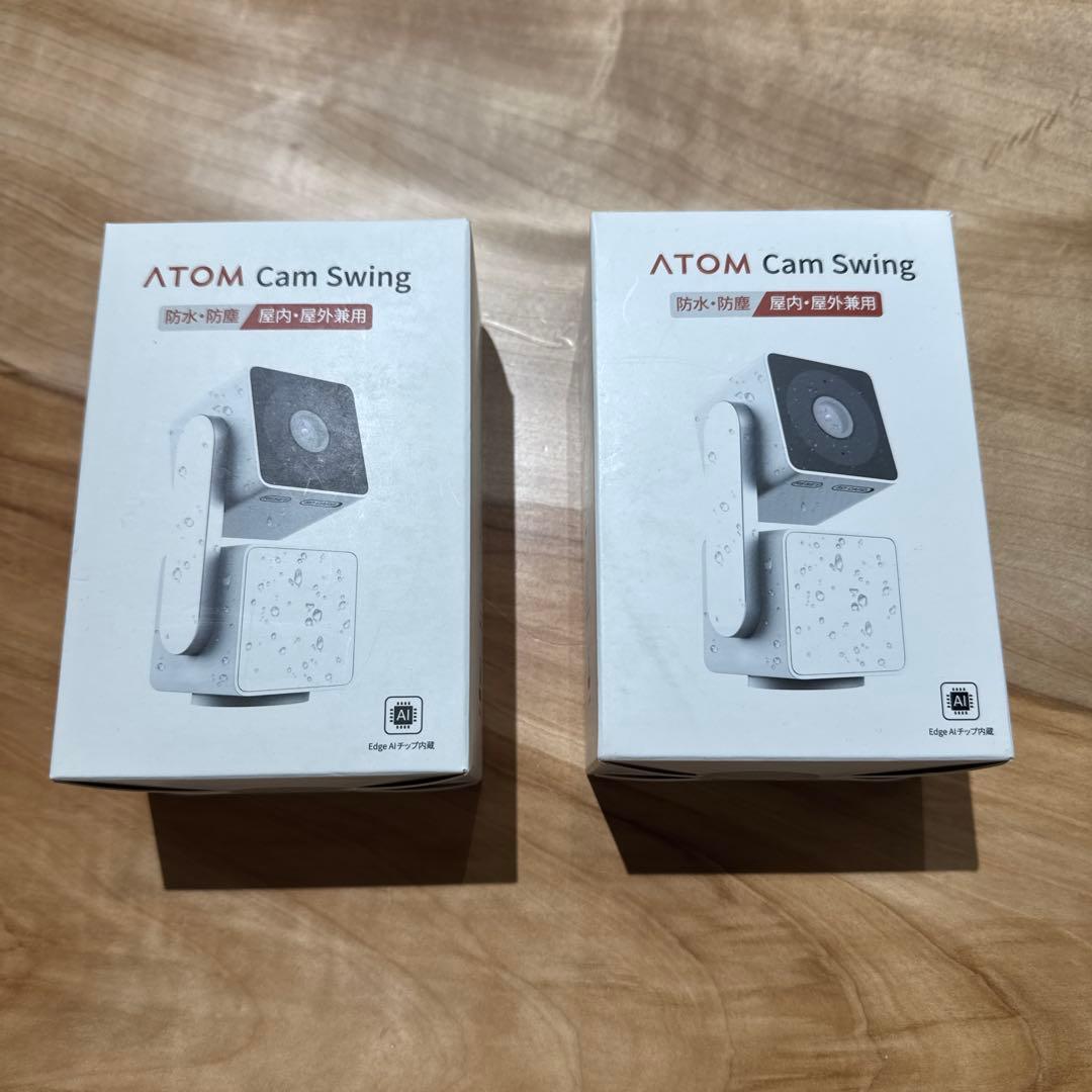 新品ATOM Cam Swing 2個　防犯カメラ　見守り ATOM tech