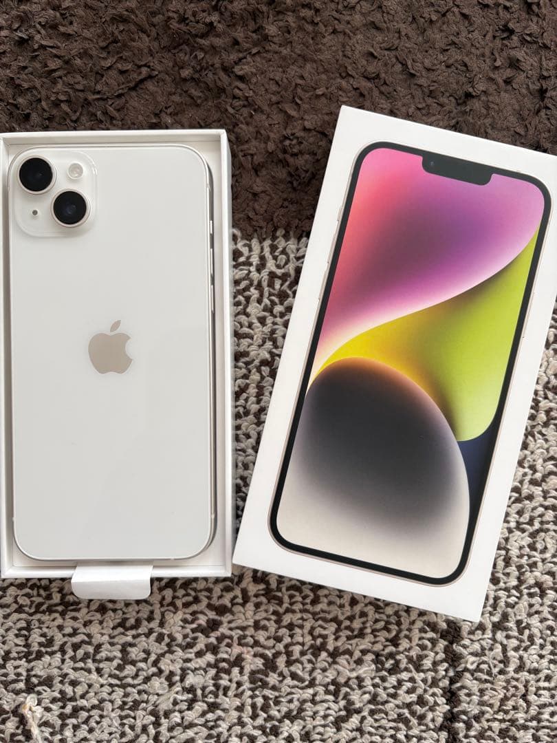 【iOS17】 iPhone14Plus 128GM スターライトSIMフリー
