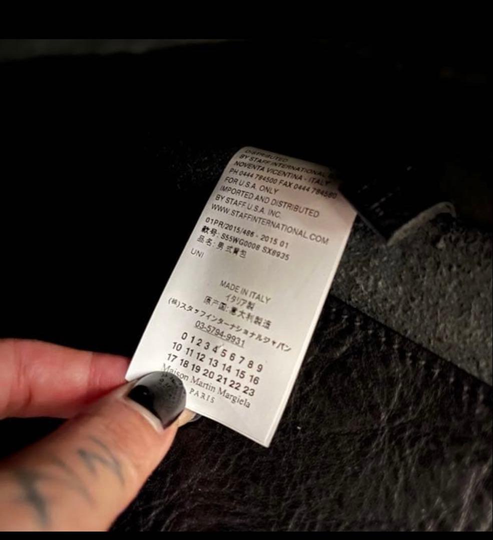 マルジェラ レザーバック