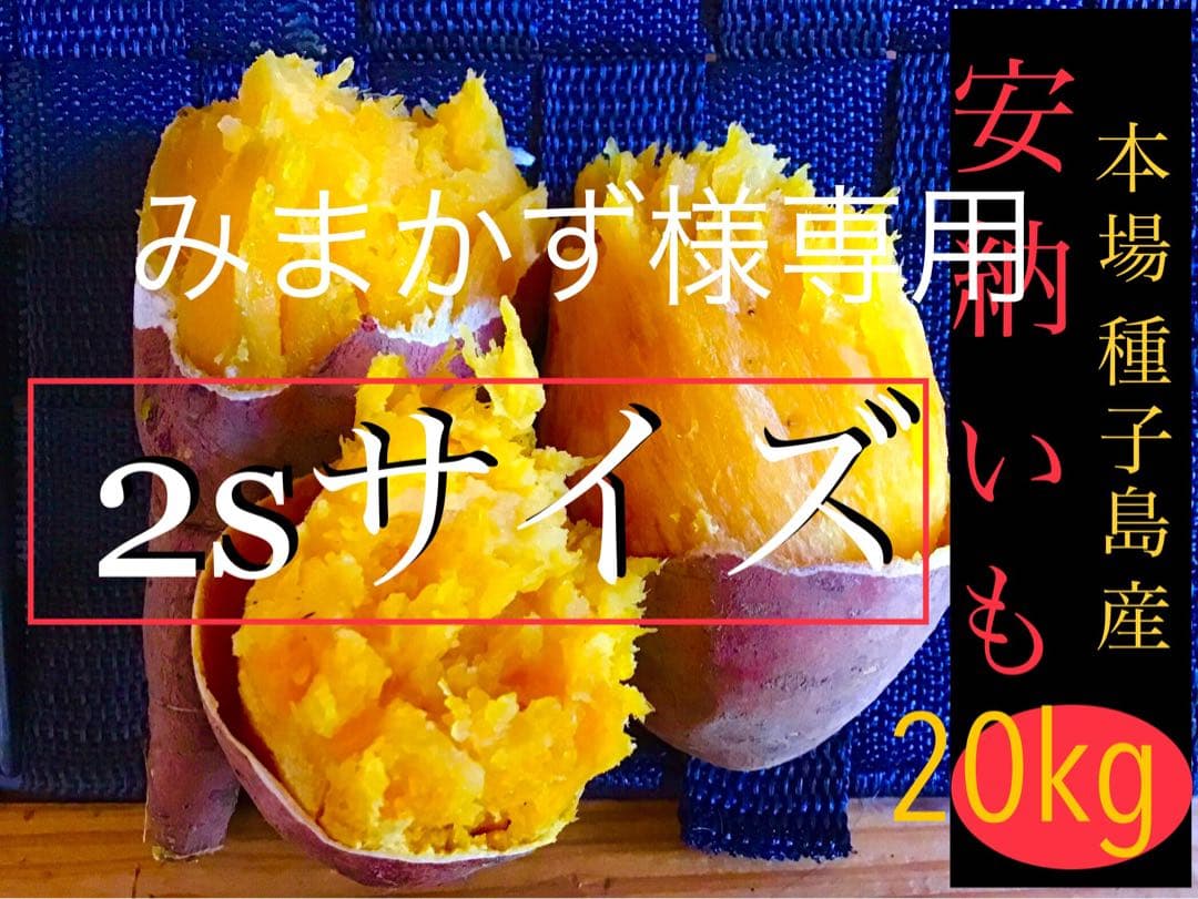 種子島産安納芋　2sサイズ20kgさつまいも みまかず