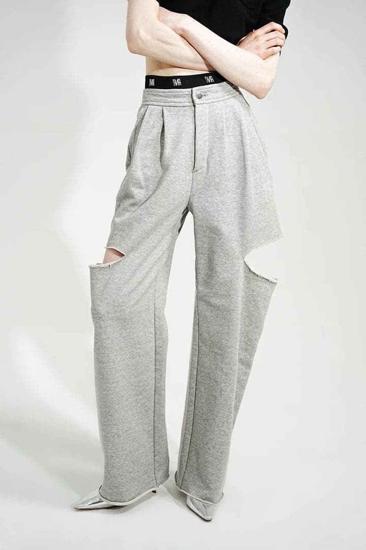 【新品タグ付き】インナーパンツ付きANR2WAY SLITSWEATPANTS